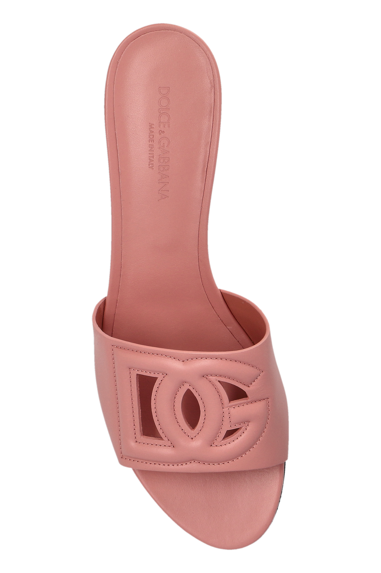 サンダル・ミュール Dolce & Gabbana CR1755 AY329 80405 Sandals pink leather Dolce & Gabbana Heeled mules | Women's Shoes | Vitkac